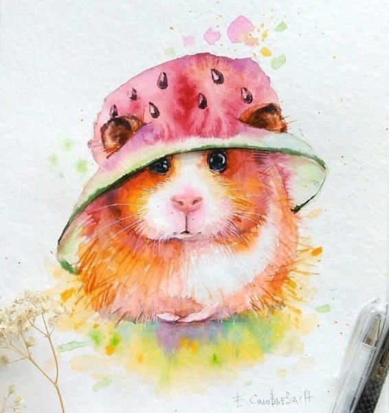 Акварели Евгении Соловьевой