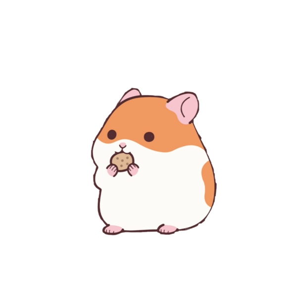 Хомяк рисунок легкий