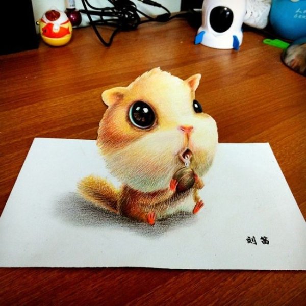 Хомяка реалистичного изображения