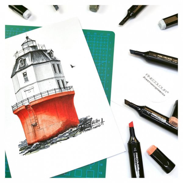 Рисунки маркерами