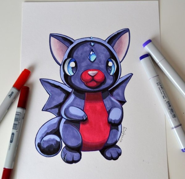 Покемоны маркерами