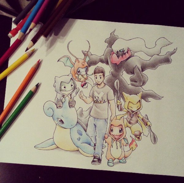 Скетчи покемонов