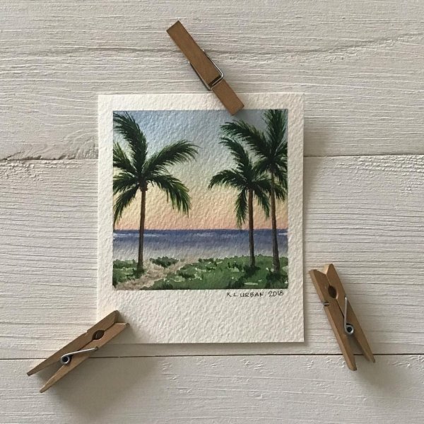 Мини полароиды рисунки