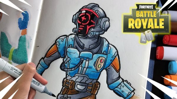 Раскраска ФОРТНАЙТ