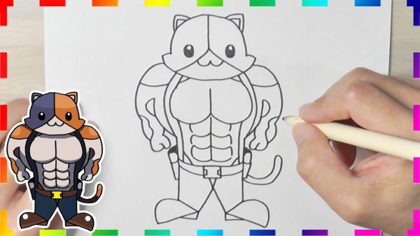 Раскраски ФОРТНАЙТ Мускул