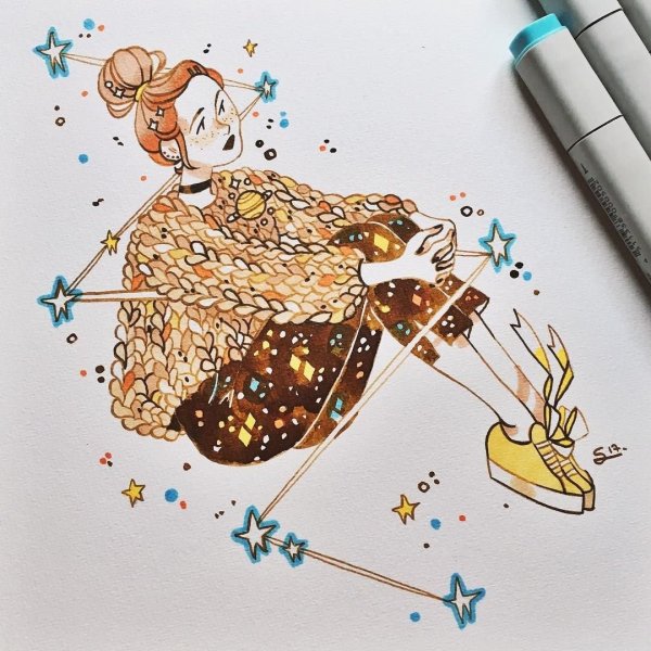 Рисунки фломастерами