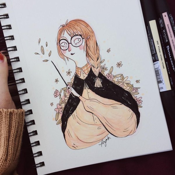 Скетчбук стили рисования