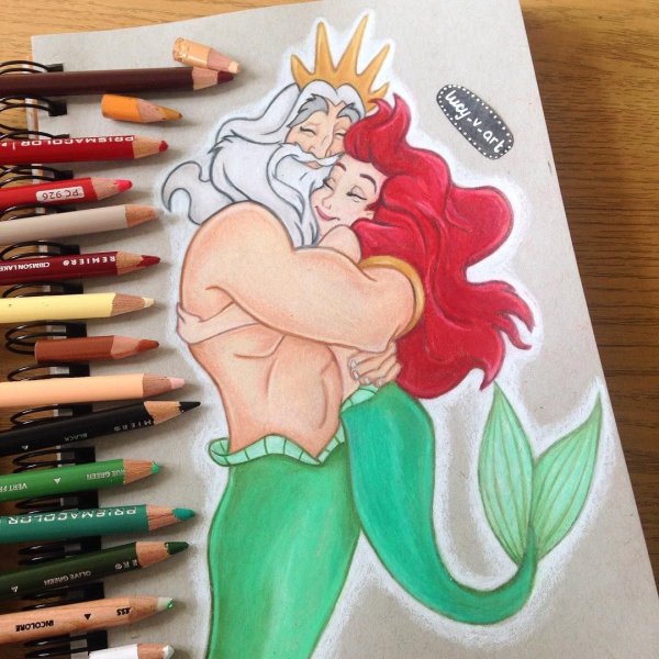 Ариэль маркерами