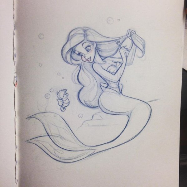 Ариэль скетчбук