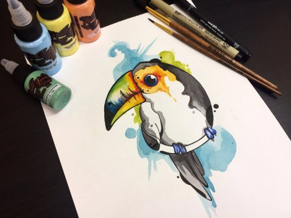 Рисунки шушиков фломастерами