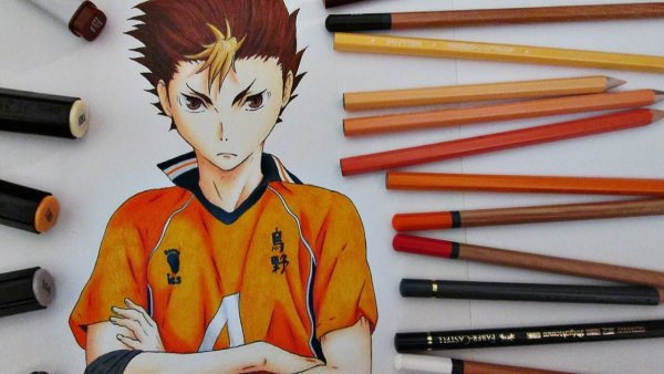 Haikyuu Art Нишиноя