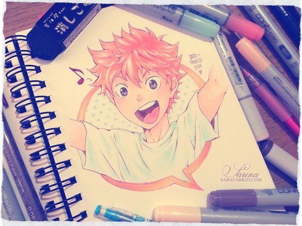 Хината шоё скетч