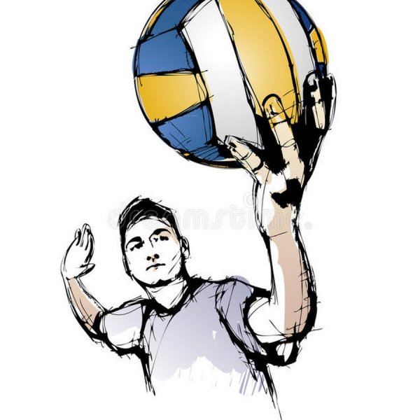 Волейбол иллюстрация