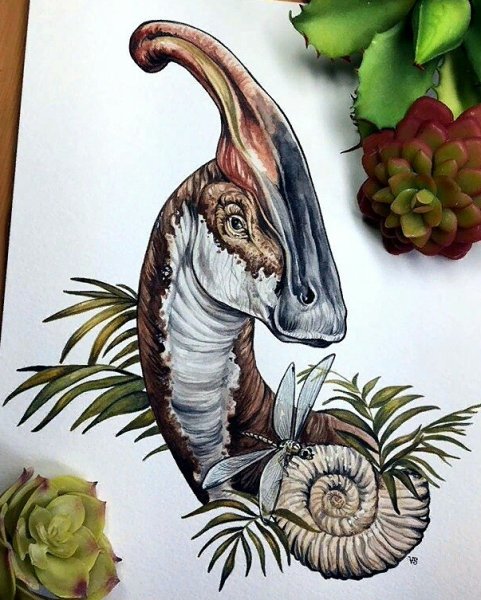 Динозавр эскиз