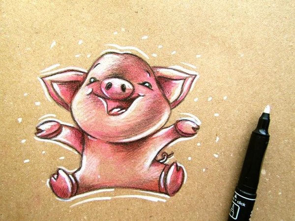 Бумажные сюрпризы для срисовки легкие