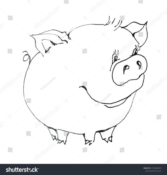 Пухля рисунок карандашом