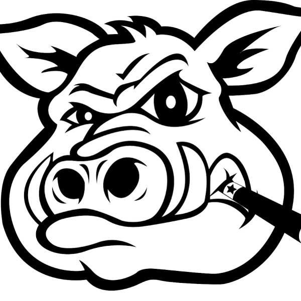 Милые рисуночки легкие Свинка