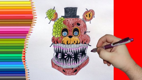 ФНАФ фломастерами