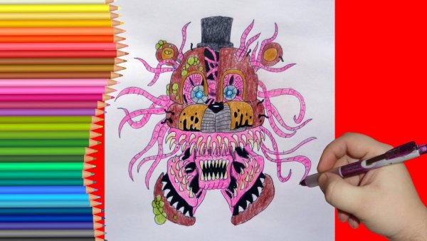 Рисунки АНИМАТРОНИКОВ фломастерами