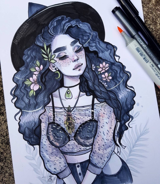 Скетчбук очень странные дела