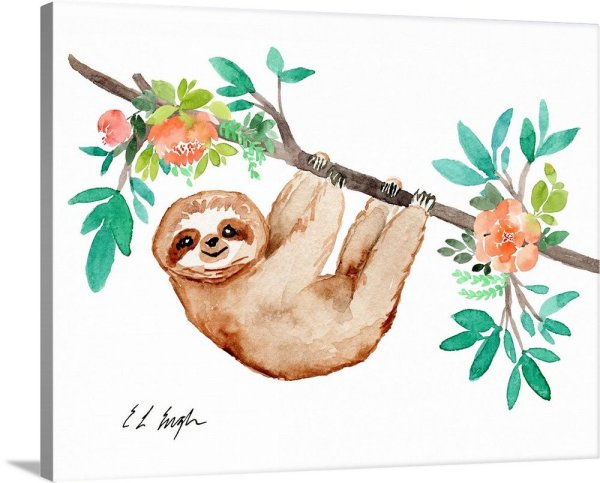 Рисовать ленивца