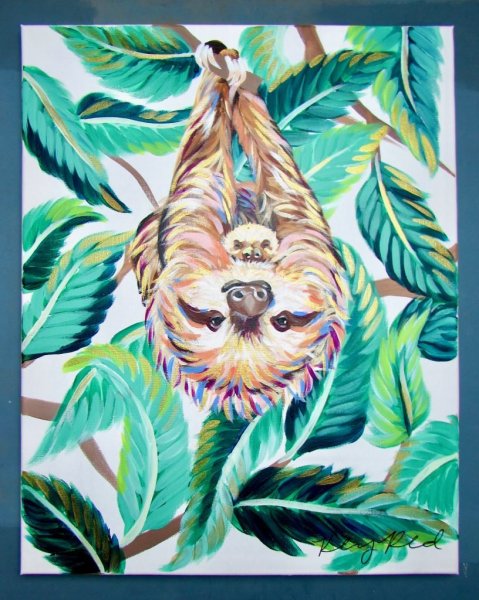 Ленивец стилизация