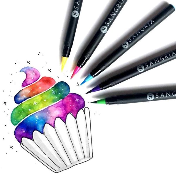 Фломастеры Кисточки