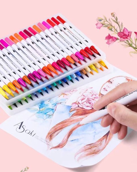 Акварельные маркеры Watercolor Brush Pen, 20