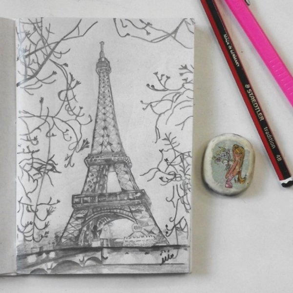 Скетчбук Париж