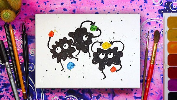 Рисунок фломастерами для детей