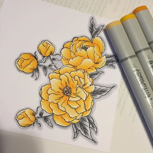 Маркер «цветок»