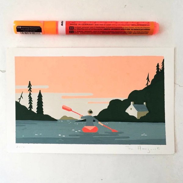 Рисунки акриловыми фломастерами