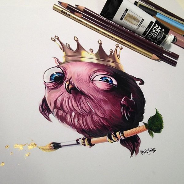 Рисунки маркерами Posca