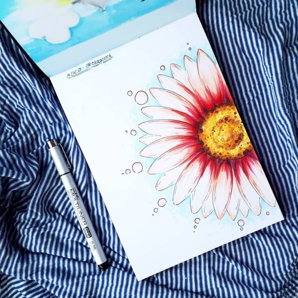 Скетчи маркерами