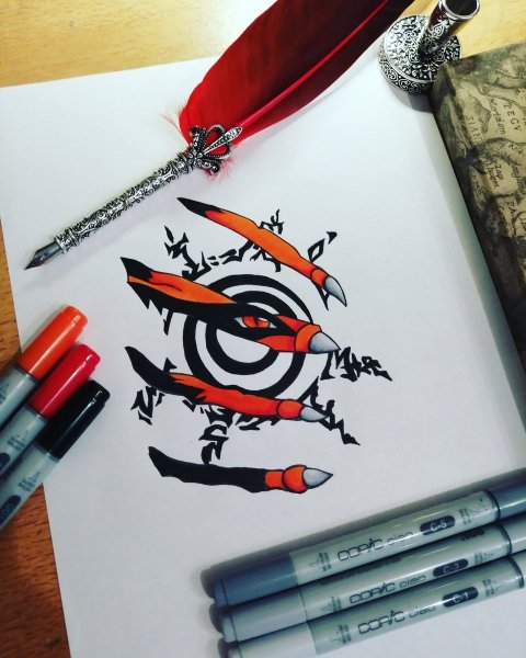 Курама тату эскизы