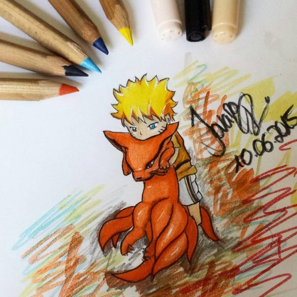 Чиби Наруто курама тату