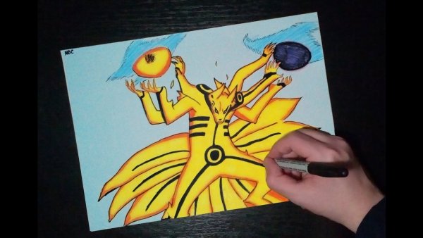 Курама нарисовать