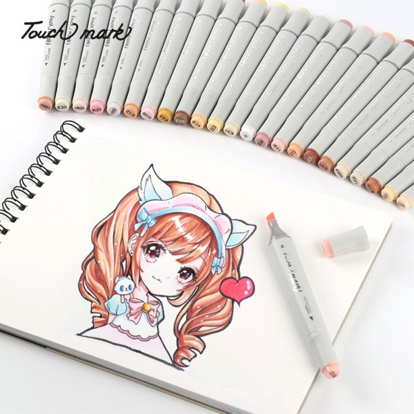 Маркеры для скетчинга Touch cool 80 шт