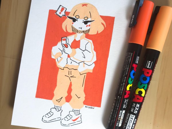 Рисунки маркерами Posca