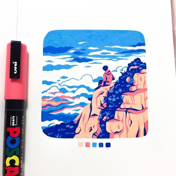 Posca Markers арт