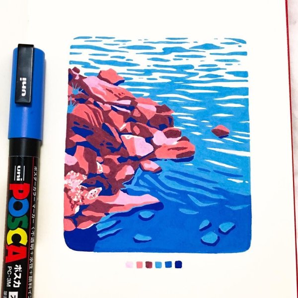 Маркеры для рисования Posca