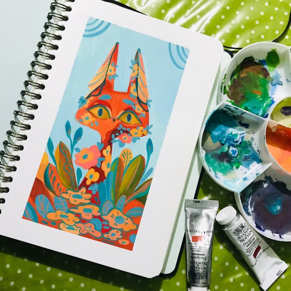 Рисунки маркерами мультяшных героев