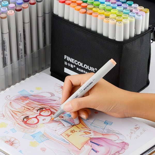 Фломастеры для скетчинга finecolour