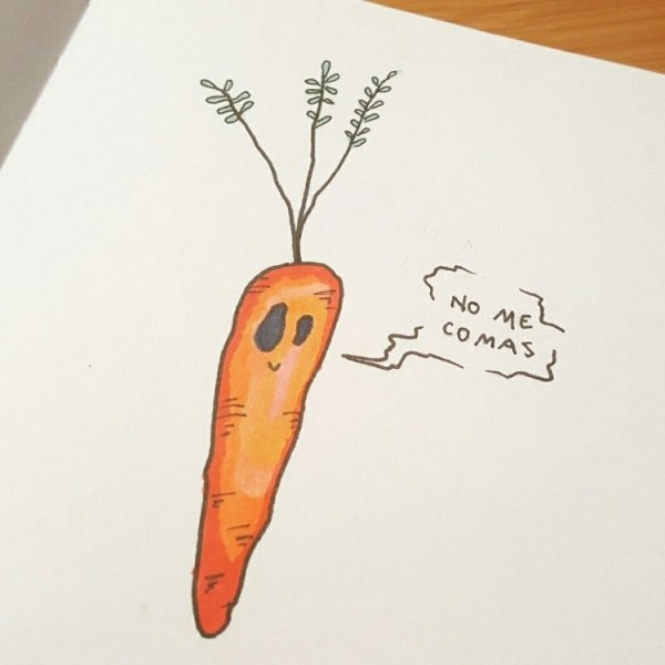 Морковка для срисовки