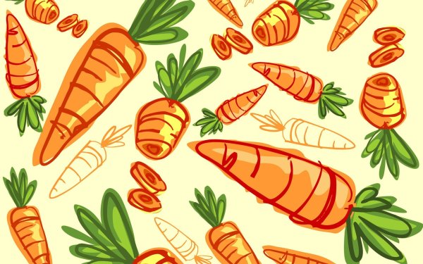 Акварельный скетч овощи