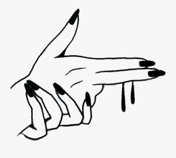 Рисунок карандашом из пальцев