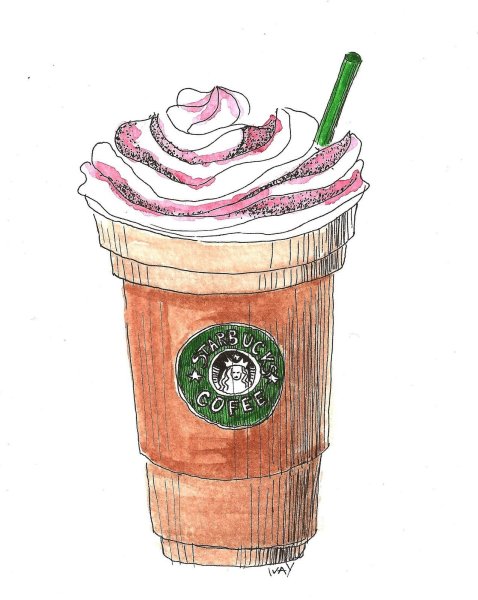 Скетчинг Старбакс