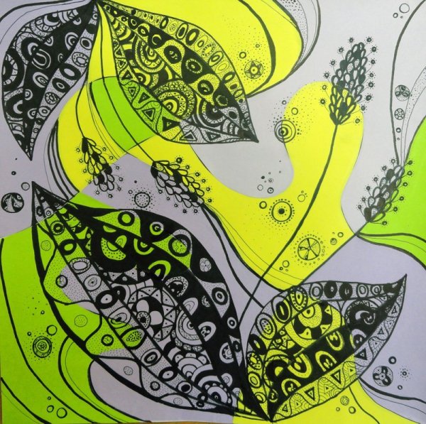 Абстрактно декоративная композиция