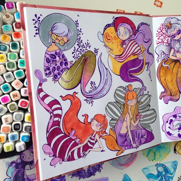 Idiotstile скетчбук