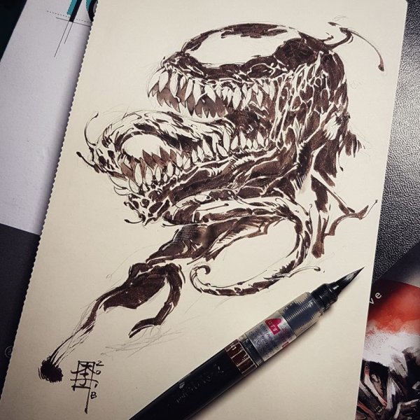 Веном рисунок